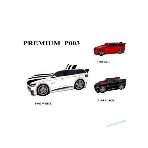Кровать машинка джип Premium Q7 белая с матрасом Київ - зображення 1