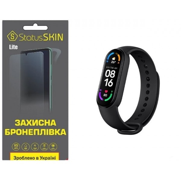 Поліуретанова плівка StatusSKIN Lite на екран Xiaomi Mi Band 6 Матова (Код товару:25824) Харьков - изображение 2