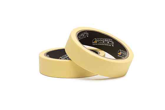 Лента малярная универсальная MASTERTOOL GripBond Pro 25 мм×20 м 2 шт желтая 79-9926 Харків