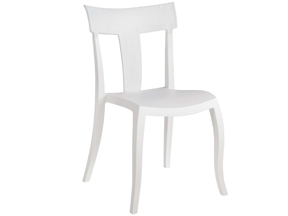 Стул Papatya TORO-S RATTAN белый Киев - изображение 1