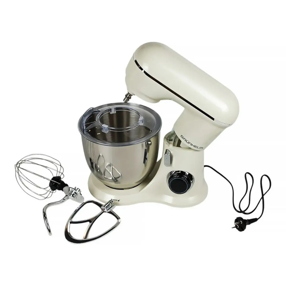 Кухонный комбайн Grunhelm GKM0025BE 1500 Вт бежевый Киев - изображение 5