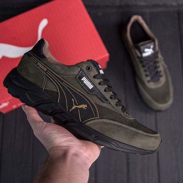 Мужские кожаные кроссовки  Pm Anzarun Green Київ - зображення 6