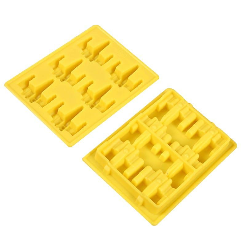 Силиконовая 3 форма для льда Звездный истребитель - (код 00454) Київ - зображення 3