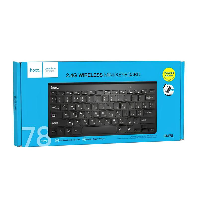 Беспроводная клавиатура Hoco GM70 Dragon mini 2.4G Херсон - изображение 2
