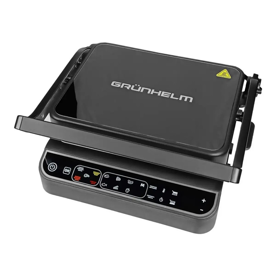 Гриль контактный Grunhelm G2203 2200 Вт черный Киев - изображение 1
