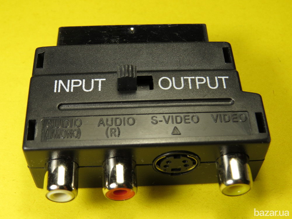 Переходник Скарт-тюльпан SCART- 3 RCA - S-video Енергодар - зображення 1