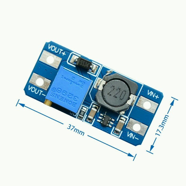 Повышающая плата модуль MT3608 постоянного тока 2А преобразователь Бориспіль - зображення 1