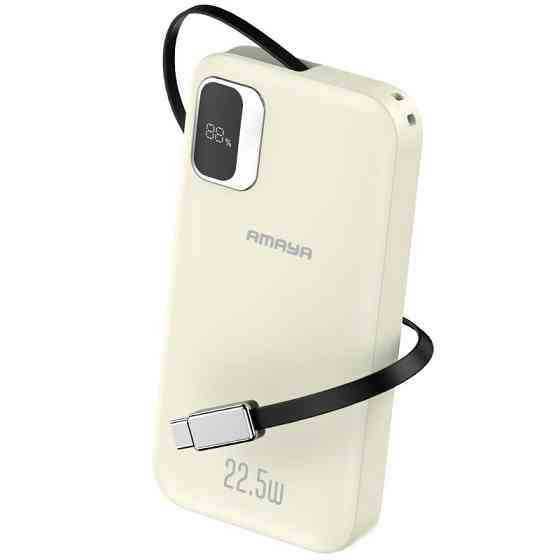 Портативное ЗУ Power Bank Amaya F131 22.5W with display and cable 10000 mAh Херсон