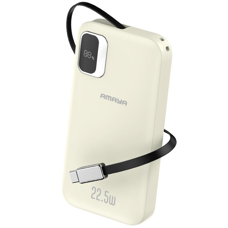 Портативное ЗУ Power Bank Amaya F131 22.5W with display and cable 10000 mAh Херсон - зображення 1