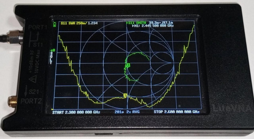Антенна Yagi 2320-2590/4520-4760 МГц 10.5 дБ 10 Вт направленная, SMA-female Дніпро - зображення 11