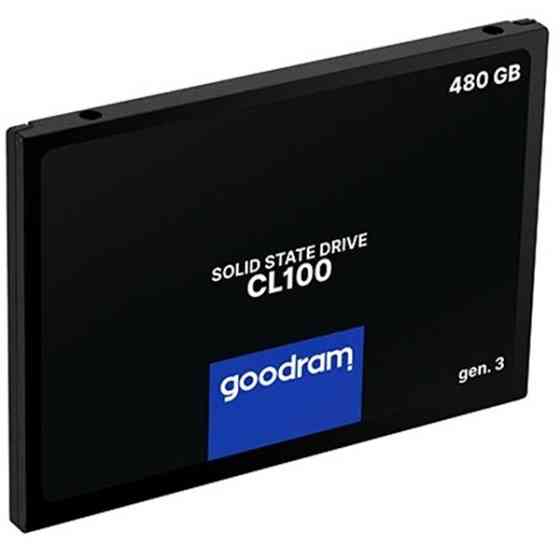 Накопичувач SSD 480GB Goodram CL100 GEN.3 2.5" SATAIII TLC (SSDPR-CL100-480-G3) (Код товару:43152) Харків