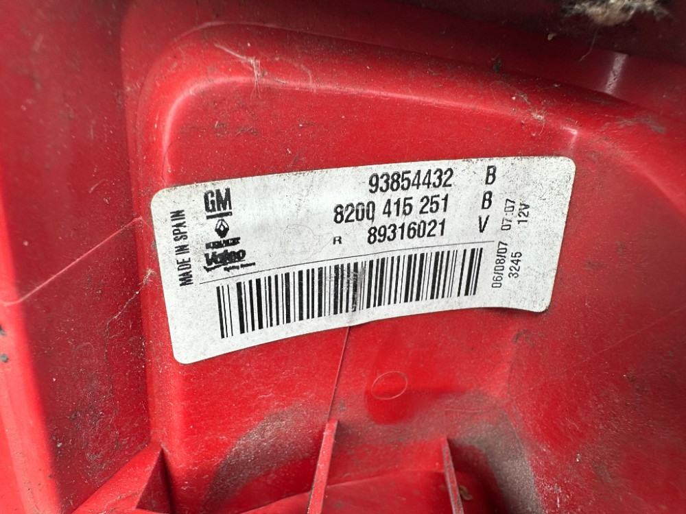 Фонарь задний правый Renault Trafic 2007-2013 (8200415251) Ковель - зображення 5