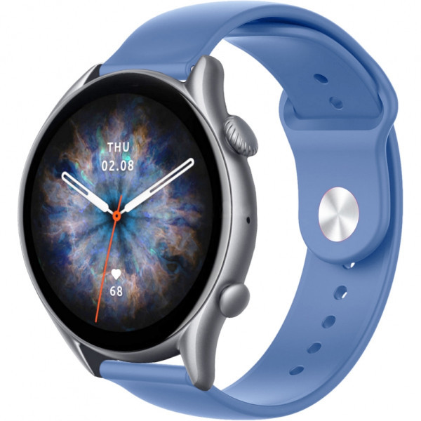 Ремінець ArmorStandart Silicone Watch Strap 22mm Sea Blue (ARM80667) Харків - зображення 1