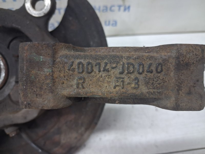 Кулак поворотный правый со ступицей Nissan Qashqai 2006-2013 40014JD000 (Арт. 82563) Киев - изображение 2