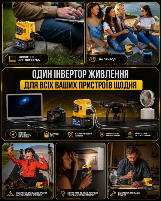 Портативна електростанція 200 Вт Запоріжжя - зображення 5