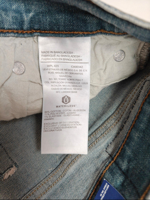 Нові чоловічі оригінальні джинси Levis 31 x 30 Київ - зображення 5