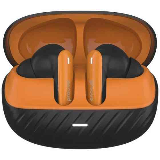 Bluetooth-гарнітура Proove Blitz II TWS with Hybrid ANC (APP) Black/Orange (TWBL2001AP20) Харків