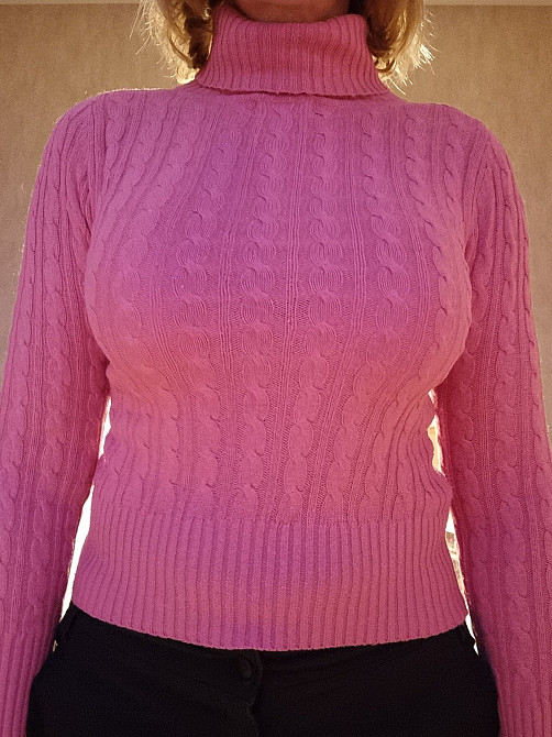 Продам женский розового цвета свитер б.у р.46-48 Київ - зображення 2