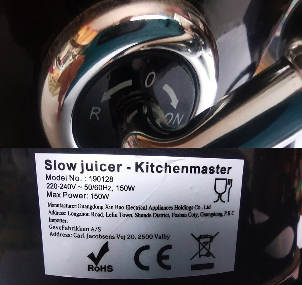 Основні блоки блендера Conzept 26651 та сокодавки Kitchenmaster 190128 Львів - зображення 8