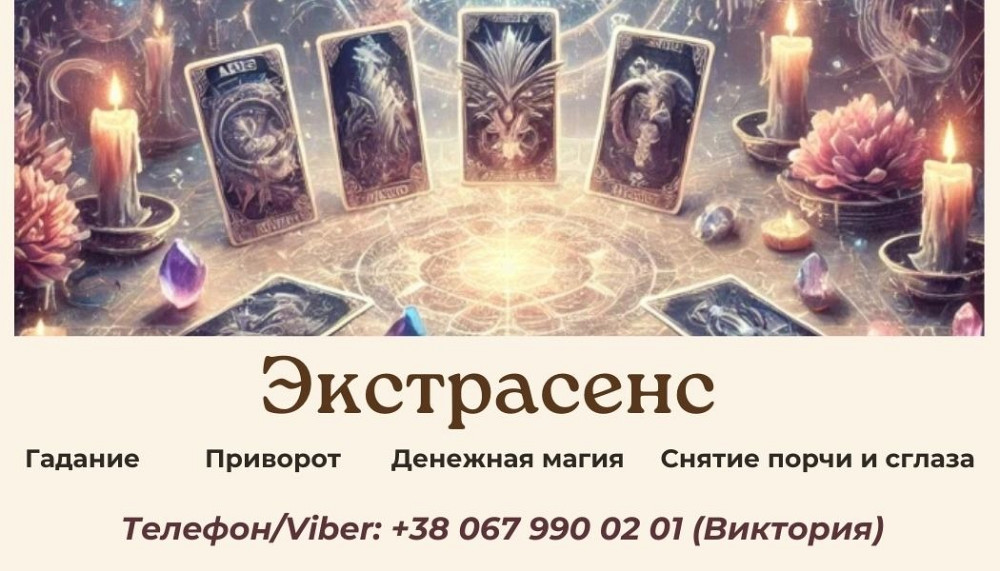 Помощь экстрасенса. Любовная магия. Гадание. Снятие негативных программ. Киев - изображение 1