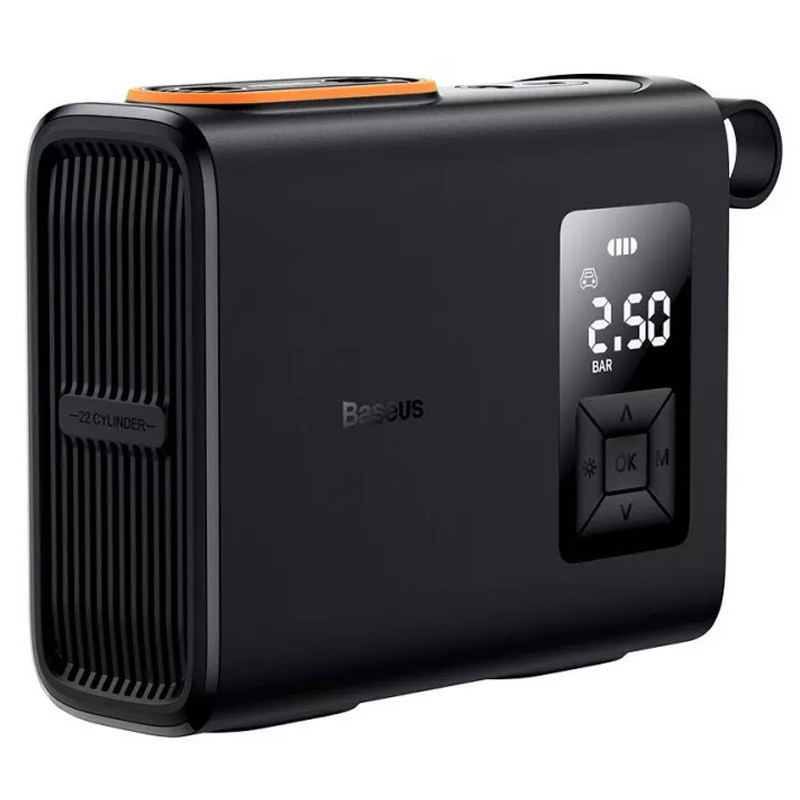 Автомобильный насос Baseus Mega EnergyPump Series Dual Cylinder 6000 mAh (CRNL060001) Херсон - зображення 3