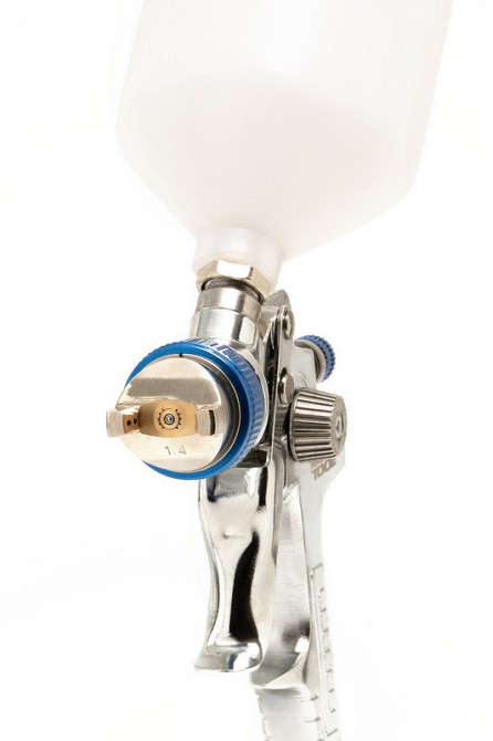 Краскопульт пневматический MASTERTOOL HVLP AERO ВПЛБ 600 мл Ø 1,4 мм круглый/плоский факел 170-260 л Харків - зображення 2