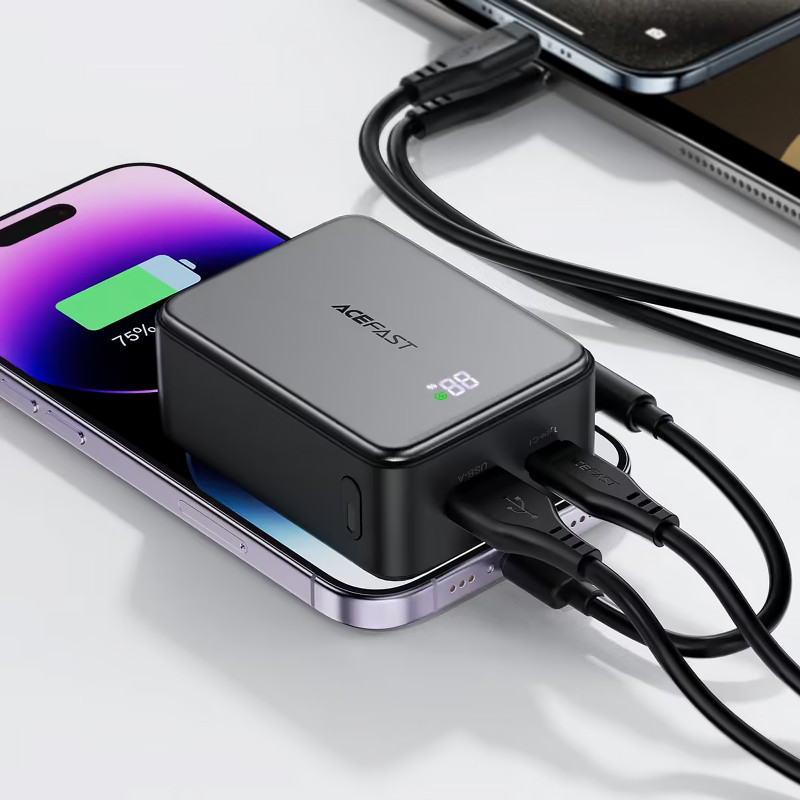 Портативное ЗУ Power Bank Acefast M28 22.5W with cable 10000 mAh Херсон - изображение 6