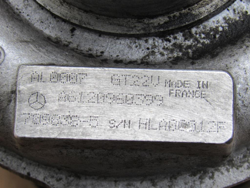 Турбина Mercedes Sprinter 2.7 cdi 2000-2006 (A6120960399) Ковель - зображення 4