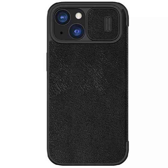 Кожаный чехол-книжка Nillkin Qin Pro Camshield для Apple iPhone 15 (6.1") Херсон