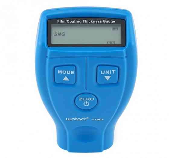 Тестер толщины краски (толщиномер) Fe/nFe, 0-1800мкм WINTACT WT200A Харків