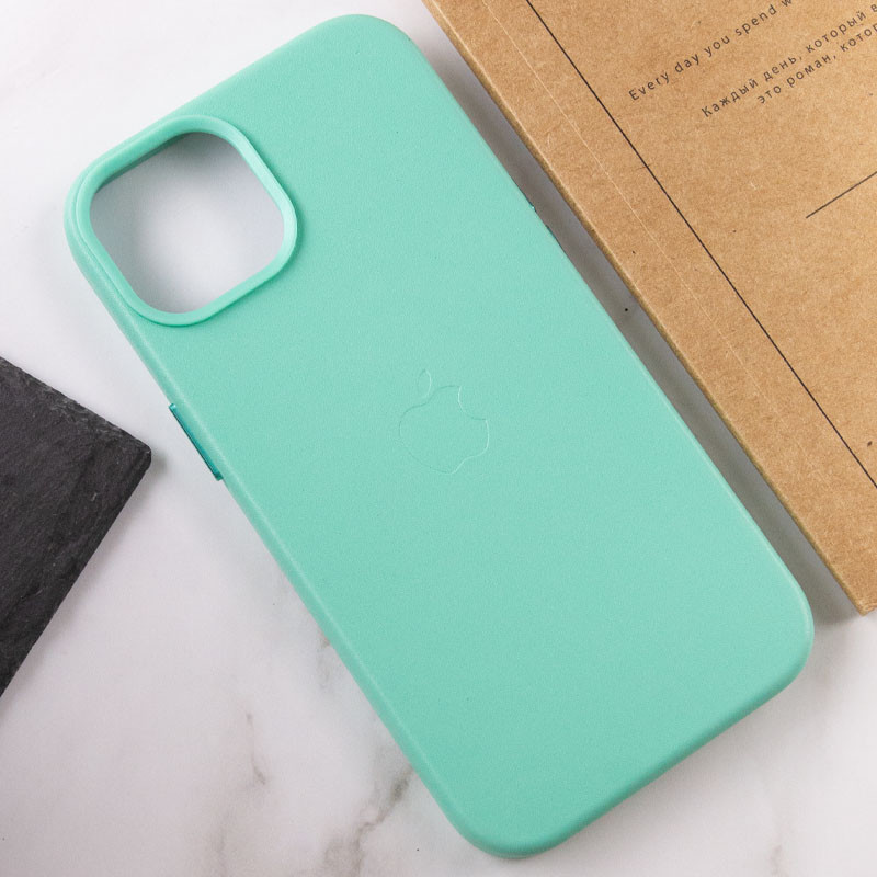 Кожаный чехол Leather Case (AA Plus) with Magnetic Fit для Apple iPhone 14 (6.1") Херсон - изображение 7