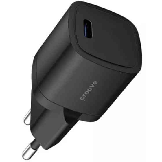 Мережевий зарядний пристрій Proove Silicone Power 20W Type-C Black (WCSP20010001) (Код товару:37766) Харьков