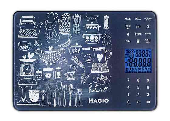 Весы кухонные MAGIO MG-692 5 кг/электр./ стекло. Київ