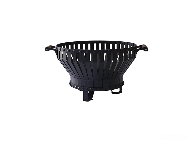 Костровая чаша из стали с аргентинской решеткой гриль  Smoke House Харків - зображення 3