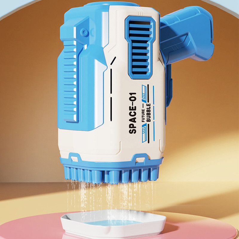 Пистолет для мыльных пузырей Bubble Gun 698-20 с насадками на 32/45 отверстий 50ml Херсон - зображення 3