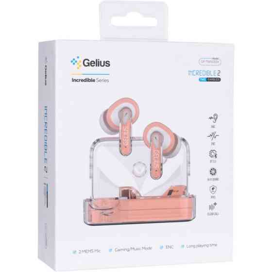 Bluetooth-гарнітура Gelius Incredible 2 GP-TWS033X Pink (Код товару:41361) Харків