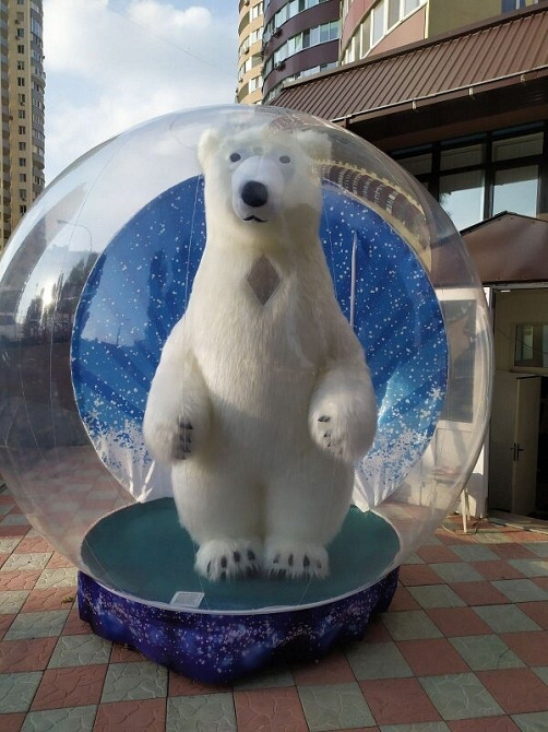 Новогодний атрибут Надувные новогодние фигуры Киев - изображение 1