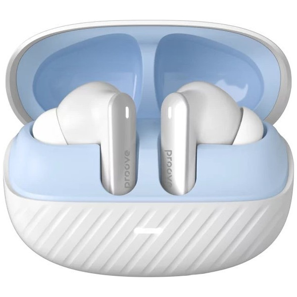 Bluetooth-гарнітура Proove Blitz II TWS with Hybrid ANC (APP) White Blue (TWBL2001AP21) Харків - зображення 1