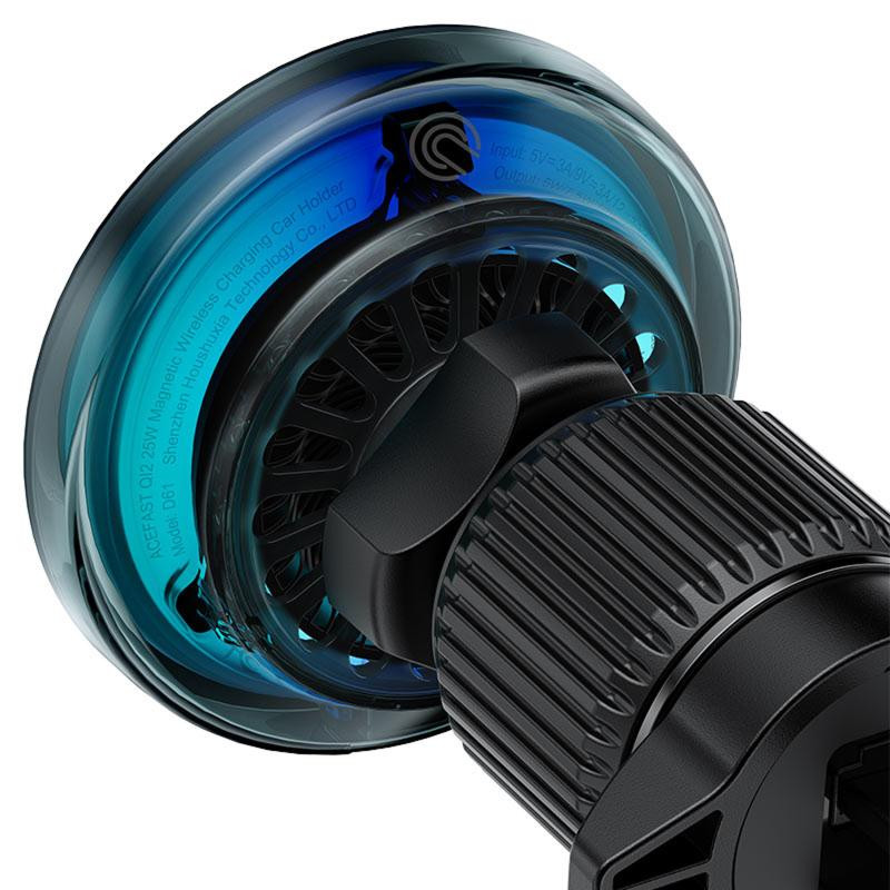 Автодержатель с БЗУ Acefast D61 Magnetic Wireless Charging 15W Херсон - зображення 4