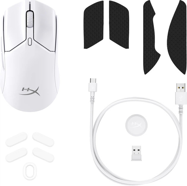 Мышь компьютерная безпроводная HyperX Pulsefire Haste 2 Mini Wireless white 7D389AA белая Київ - зображення 8