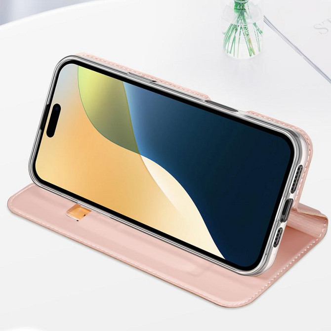 Чехол-книжка Dux Ducis с карманом для визиток для Apple iPhone 16 (6.1") Херсон - зображення 11