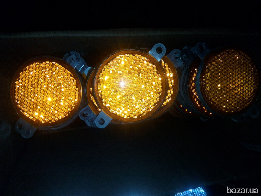 Світловідбивач ФП-310 жовтогарячий на залізній основі Барышевка - изображение 8