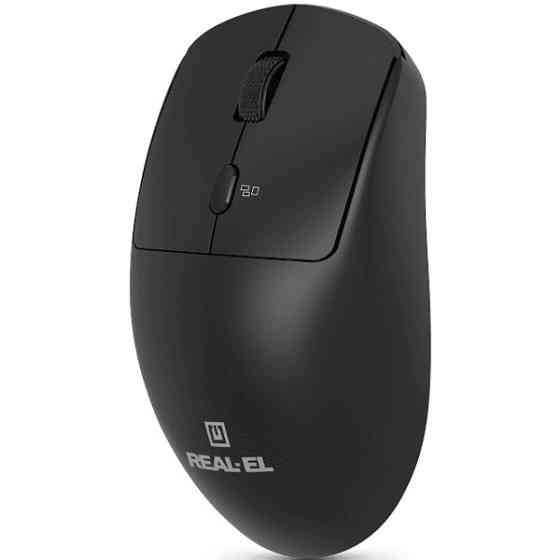 Мишка REAL-EL RM-355W Black (EL123200054) Харків