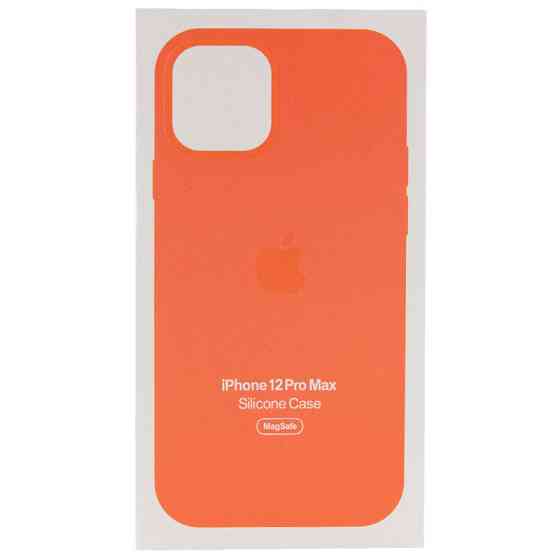 Чехол Silicone case (AAA) full with Magsafe and Animation для Apple iPhone 12 Pro Max (6.7") Херсон