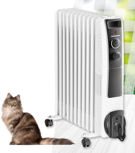 Обогреватель масляный HEINNER HOH-Y11WB 2500 Вт белый Киев - изображение 2