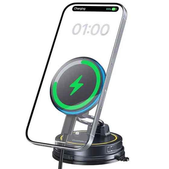 Уценка Автодержатель с БЗУ Baseus PrimeTrip VC2 Flex Pro Magnetic Wireless Charging (C0013F) Херсон