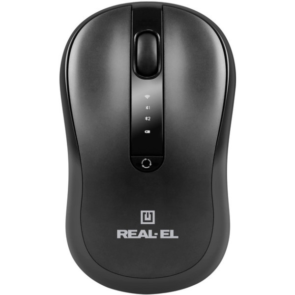 Мишка REAL-EL RM-450W Wireless USB Black (EL123200046) (Код товару:41571) Харьков - изображение 1