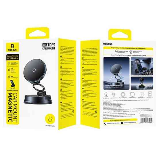 Автодержатель с БЗУ Baseus PrimeTrip VC2 Flex Pro Magnetic Wireless Charging (C0013F) Херсон