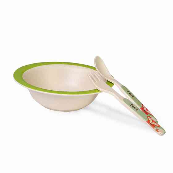 Дитячий набір посуду Fissman Лисеня PT-8347-3 3 предмета зелений Київ