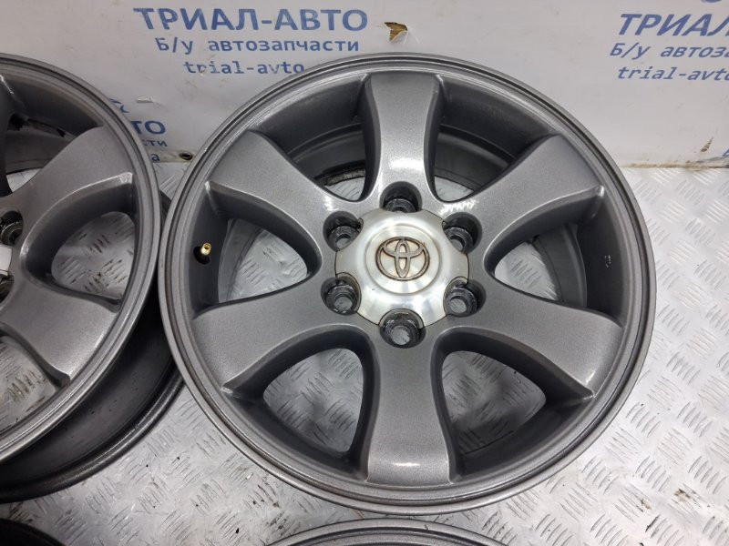 Диски титан комплект R17 Toyota Prado J120 4.0 1GR-FE 2002 (б/у) Киев - изображение 3